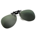 Pikkukuva 1 / 5: Vihreät Clip-on Aviator aurinkolasit pilottilasit