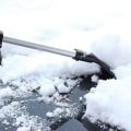 Miniatyrbilde 4 av 5: Snøbørste, Teleskopisk Snøskrape Snøkost, 2 i 1 Isskrape