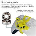 Miniatyrbillede 5 af 5: Racing Spil Mini Rat 3D Print Hjul Ekstra Controller Spil Joystick Simulator Gamepad fo( Sort)