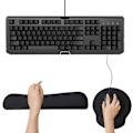 Miniatyrbillede 5 af 5: Ergonomisk musepude og tastatur håndledsstøtte, memory foam håndledsstøtte
