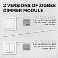 Miniatyrbild 5 av 5: Zigbee Graffiti Smart Hem Dimmer Strömbrytare På/Av Strömbrytare App Fjärrkontroll Timer Smart Dimningsbrytare