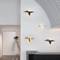 Miniatyrbillede 4 af 5: 1 stk. Moderne LED-væglampe i form af en flyvende fugl til soveværelse, stue