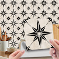 Miniatyrbild 1 av 5: 10 st 3D bläckfisk stereoskopiska kakeldekaler 15×15cm