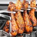 Miniatyrbillede 5 af 5: BBQ Rib rack Multi Grill Stand Grill rack i rustfrit stål Rib