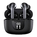 Pikkukuva 1 / 5: Vedenpitävät Bluetooth-nappikuulokkeet, Stereo Bass -langattomat nappikuulokkeet latauskotelolla ja LED-tehonäytöllä urheiluun