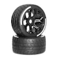 Miniatyrbild 1 av 5: 4 st 52/107 42/102 Däck Hjul 17mm Hex för Arrma 1/7 Felony Modell GT RC Bil Uppgradering Delar Tillbehör
