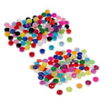 Pikkukuva 5 / 5: 100 kpl Candy Color 2-reikäinen pyöreä hartsinappi ompeluun, askarteluun, leikekirjaan 6 mm (6 mm)