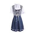 Pikkukuva 4 / 5: UUSI Naisten saksalainen Dirndl-mekko Baijerilaiset Oktoberfest-asut Halloween-olutpiika-asut (40)