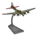 Miniatyrbild 2 av 5: Simulering 1:200 B 17 Flygplansmodell med Displaybas för Sovrumshylla Bar