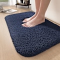 Miniatyrbillede 2 af 5: Bademåtte 50 x 80 cm, Absorberende Skridsikker Badeværelsesmåtte, Badeværelsesrug
