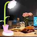 Miniatyrbillede 1 af 5: Børnebordslampe, LED bordlampe, dæmpbar sengelampe med berøringssensor, øjenvenlig læselampe med penneholder, lampe til