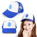Miniatyrbilde 3 av 3: Baseballcaps for Kvinner og Menn - Furu Tre Dipper Gravity Fall Mesh Hat Justerbar (58-60CM)