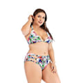 Miniatyrbild 4 av 5: Baddräkt för flickor, plus size, dam, slankande, tryckt, smal, resor, aliexpress bikini, badkläder 5xl
