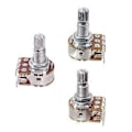 Miniatyrbillede 2 af 5: Pakke med 3 Guitar Potentiometer 18mm Aksel Audio Potentiometre til Elektrisk Guitar Bas Dele (MN25K)