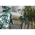 Miniatyrbild 5 av 5: Drizzle Duken med Växter Monstera Palm Grön Blad Rektangulär T