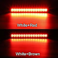 Miniatyrbillede 2 af 5: 2 stk. Trailer Bremse Baglygte Bar 12-24V 15 LED, Vandtætte Baglygter, Kørelys, Identifikationslys til Offroad Lastbil Varebil Bil RV UTV ATV