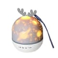 Miniatyrbillede 1 af 5: Sød Kanin Stjernehimmel Projektor Lampe USB Opladning Fjernbetjening Sød Hjort Bluetooth Højttaler Timer Lampe (A)