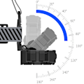 Miniatyrbilde 5 av 5: Oppladbar hodelykt - 2024 oppgradert 22 000 lumen, 10 LED-er, 10