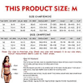 Miniatyrbillede 2 af 5: (NYT MØNSTER) Dame String Bikini Sæt Halterneck Sidebind To Delt Badedragt Trekant Badebeklædning, sort (style10963)