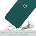 Pikkukuva 5 / 5: (Vihreä) Kotelo yhteensopiva Samsung S22:n kanssa, iskunkestävä silikoninen TPU C