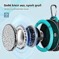 Pikkukuva 2 / 5: Vedenkestävä Bluetooth-suihkukaiutin, kannettava langaton kaiutin imukupilla ja klipsillä kylpyhuoneeseen, lapsille, pyörään