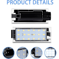 Miniatyrbilde 4 av 5: 2X LED-skiltlys for Renault Vel Satis Twingo 2 Clio 3 Clio 4 Es