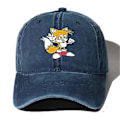 Miniatyrbilde 2 av 4: Sonic Baseball Caps - Vår- og høst-solhatt, Anime Casual Caps, Motehatt, Bomullsmyk Topp, Casual Utendørs Retrohatt, Unisex [JKW] (05)