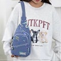 Miniatyrbild 3 av 5: Liten crossbody-väska för damer, axelremsväska, lämplig för vandring, resor, sport, löpning, slitstark för utomhusbruk