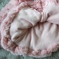 Miniatyrbillede 4 af 5: Pigebørn Varm Frakke Kunstig Pelsjakke Fluffy Blød Plushet Overtøj (3-4 År Pink)