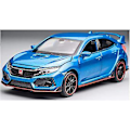 Pikkukuva 1 / 5: 1/32 Honda Civic Type-r -valmismalliauto, metalliauto, ääni ja valo, leluautot lapsille, alumiiniseosauto (väri: 3)