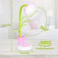 Miniatyrbillede 4 af 5: Børnebordslampe, LED bordlampe, dæmpbar sengelampe med berøringssensor, øjenvenlig læselampe med penneholder, lampe til