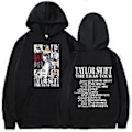 Miniatyrbillede 1 af 2: Taylor Swift The Best Tour Fans Par Hoodies Langærmet Trykt Hættetrøje Efterårssweatshirt (L Sort)