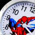 Miniatyrbild 3 av 3: Barn Pojkar Spiderman Quartz Klocka Tecknad Konstläder Armbandsur Gåva (Svart)