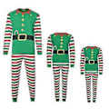 Miniatyrbild 4 av 5: Jul Familj Matchande Pyjamas Set Jul Sovkläder Nattkläder -NMAOV(5-6 År Barn)