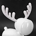 Miniatyrbillede 3 af 5: LED Natlampe Tegneserie Hjorteformet Bordlampe 1200mAh USB Opladning Soveværelse Dekoration Hvid