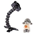 Miniatyrbillede 1 af 5: Universal Selfie Stick til Mobiltelefon med Hund, Klem dit kæledyrs yndlingsmad fast for at tiltrække kæledyrets opmærksomhed, Selfie-værktøj til kæledyr (Sort)