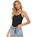 Miniatyrbilde 2 av 5: 5 stk Basic Camisole Justerbar Camisole Spaghettistropp Tanktopp for Kvinner og Jenter (stor