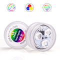 Pikkukuva 3 / 5: Mini sukellus LED-valot, 6 kpl LED-kynttilän valaistus, 4 tilaa 16 RGB Co
