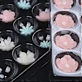 Miniatyrbilde 3 av 4: 4 stk. Sukkerblomst Tørkekoppform Klar Fondant Formingsbrett Plastkake Dekorasjon DIY Bakeverktøy for Sukkerhåndverk Gummipasta Sjokolade