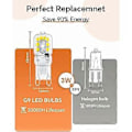 Miniatyrbillede 2 af 4: 10-pak LED G9 Pærer, 3W, Svarer til 33W Halogen, Dagslys Hvid