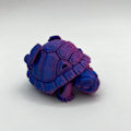 Miniatyrbillede 3 af 3: 2-pak 3D-printet cyber-krympet skallede turtle lemmer og hale kan krympe kan bevæge led børns gave legetøj model ornamenter