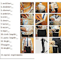 Miniatyrbillede 4 af 5: Herre Dobbeltbrystet Blazer Suit 2 Dele Slim Fit Bryllup Brudgom Tuxedos Peak Lapel Formelle Prom Suits (40 Royal Blå)