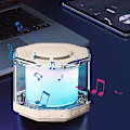 Pikkukuva 1 / 5: Langaton Bluetooth-kaiutin, Subwoofer, Ulkokäyttöön, Mini, Värillinen Valo, Kristallilasi, KH