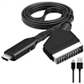 Pikkukuva 1 / 5: Scart-HDMI-sovitin, Scart-HDMI-muunnin HDMI-kaapelilla, S