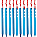 Miniatyrbillede 1 af 5: Telttanke 18cm Aluminium Legering Pinde Letvægts Fastgørelses Pinde 10