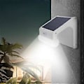 Pikkukuva 5 / 5: 38 LEDin vedenpitävä aurinkovoimalla toimiva LED-valaisin ihmisen kehon induktiolla puutarhan seinälle (puhdas valkoinen)
