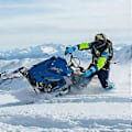 Miniatyrbillede 4 af 5: Skihandsker, snehandsker touchscreen vandtætte vindtætte skihandsker, varme vinterhandsker (blå)