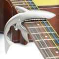 Miniatyrbild 1 av 4: Zink Alloy Gitarr Capo Shark Capo för Akustisk och Elektrisk Gitarr