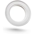 Miniatyrbillede 4 af 4: 10 stk. Lampeskærm Reducer Ring E27 Konverter Til Lampholder Twist Plastik Lampskærm Montering Vaskemaskine Adapter Ring（Hvid）
