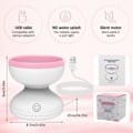 Miniatyrbillede 2 af 5: Elektrisk Makeupbørste Rensemaskine - Makeupbørste Rensemaskine Port